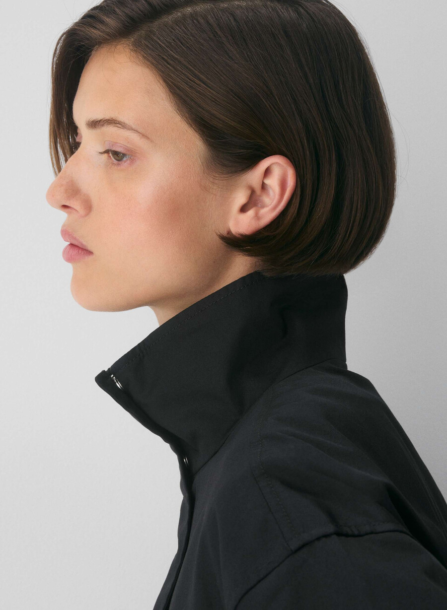 geneva-jackan - city twill svart