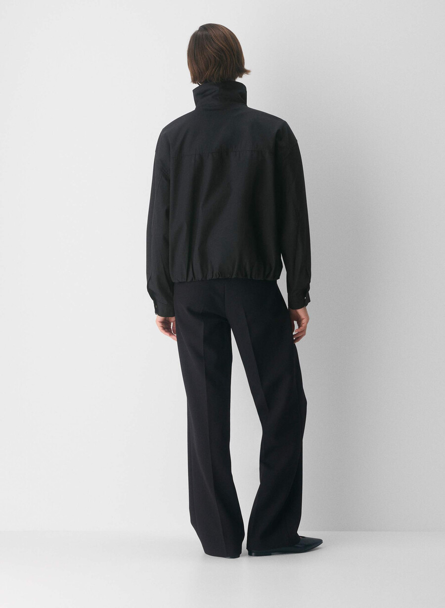 geneva-jackan - city twill svart