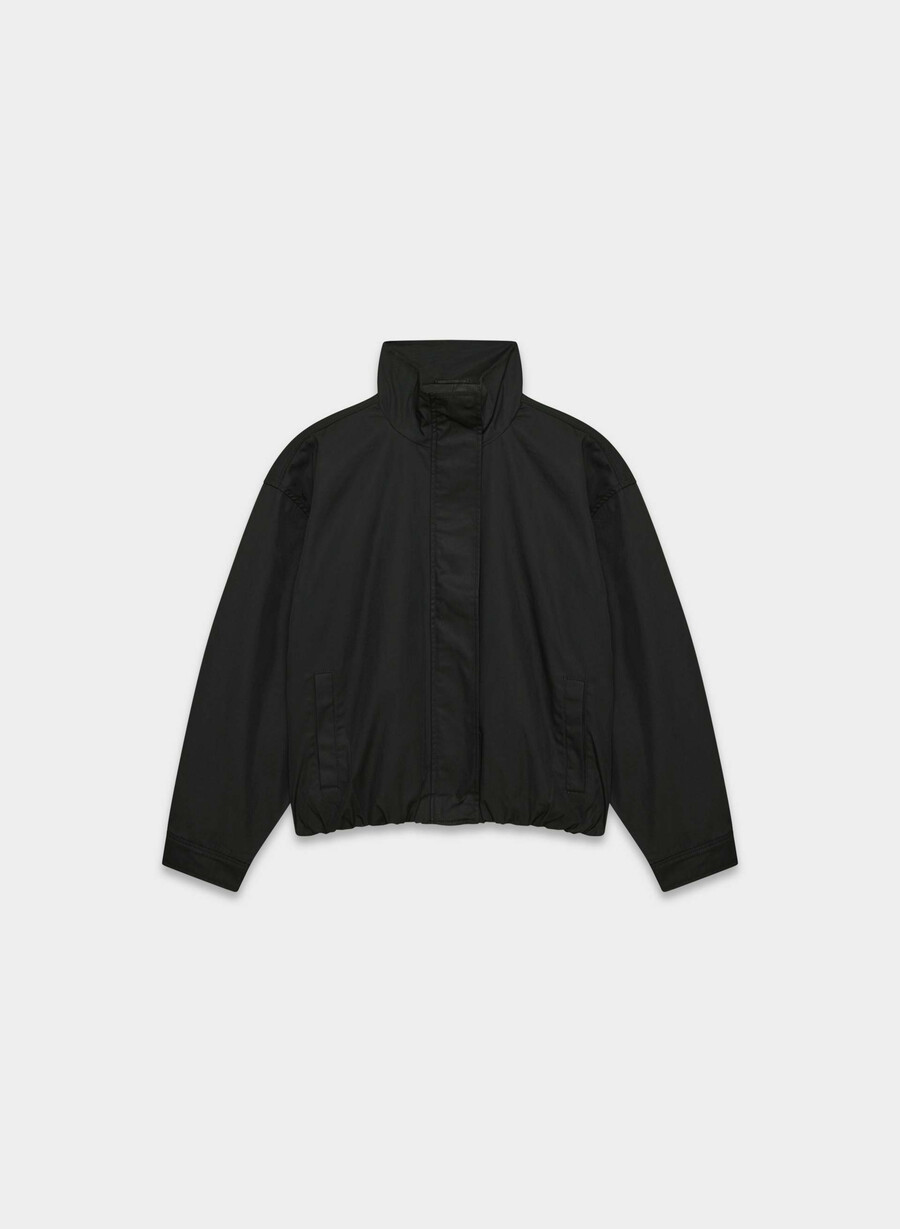 geneva-jackan - city twill svart