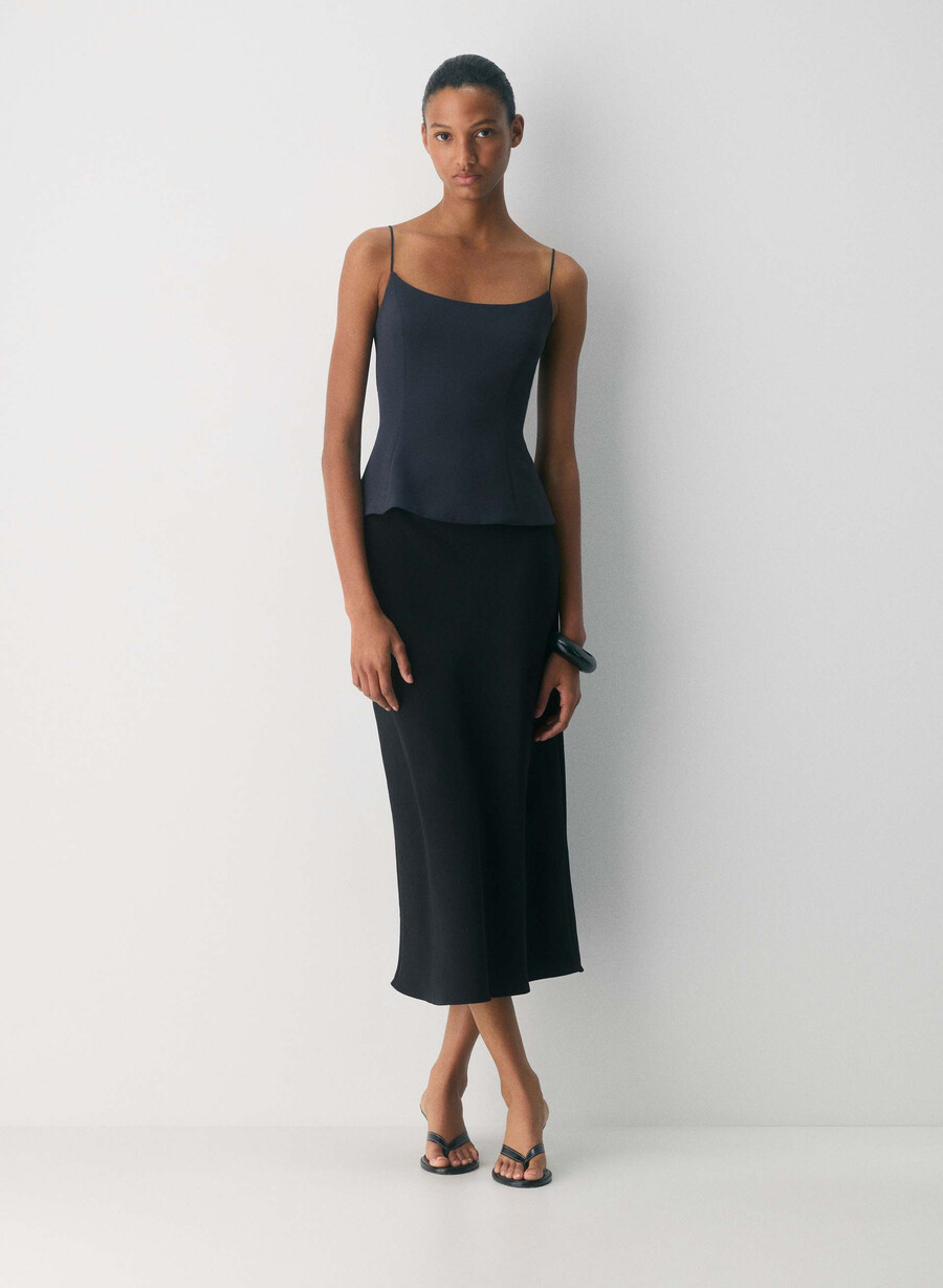 altar bustier - crepette dark night marin