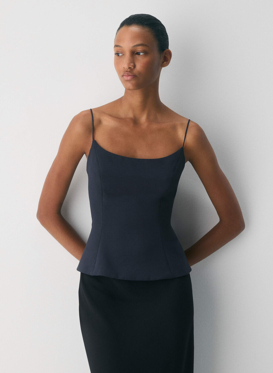 altar bustier - crepette dark night marin