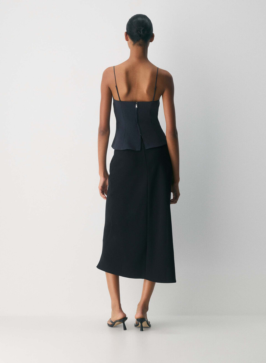 altar bustier - crepette dark night marin