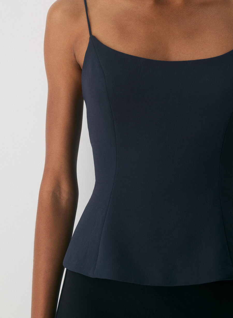 altar bustier - crepette dark night marin