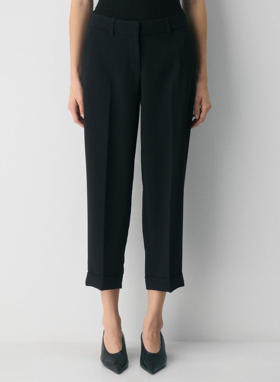 spire pant - crepette svart