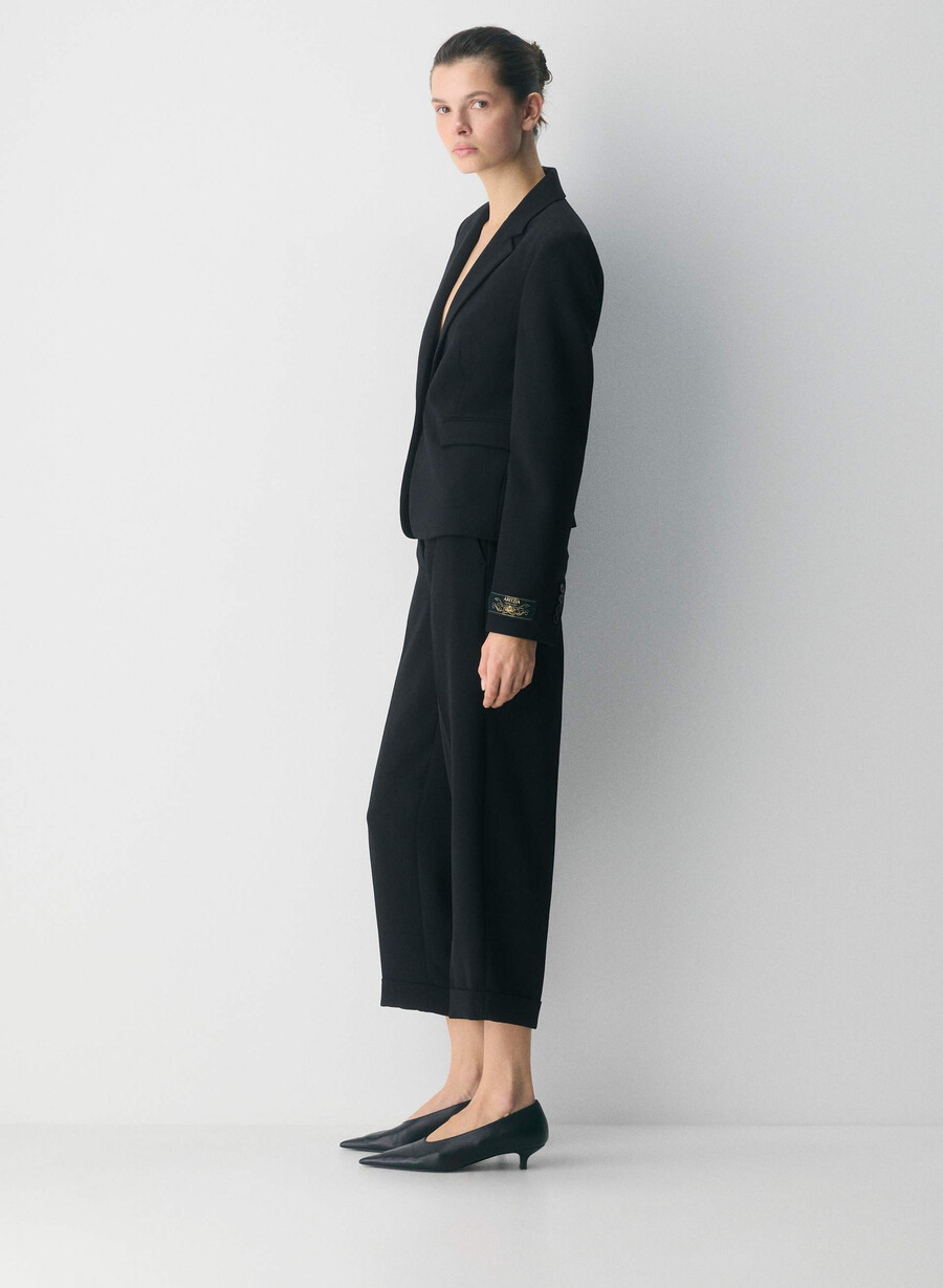 spire pant - crepette svart