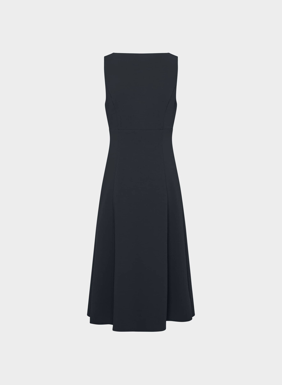 pagodklänning - crepette dark night navy