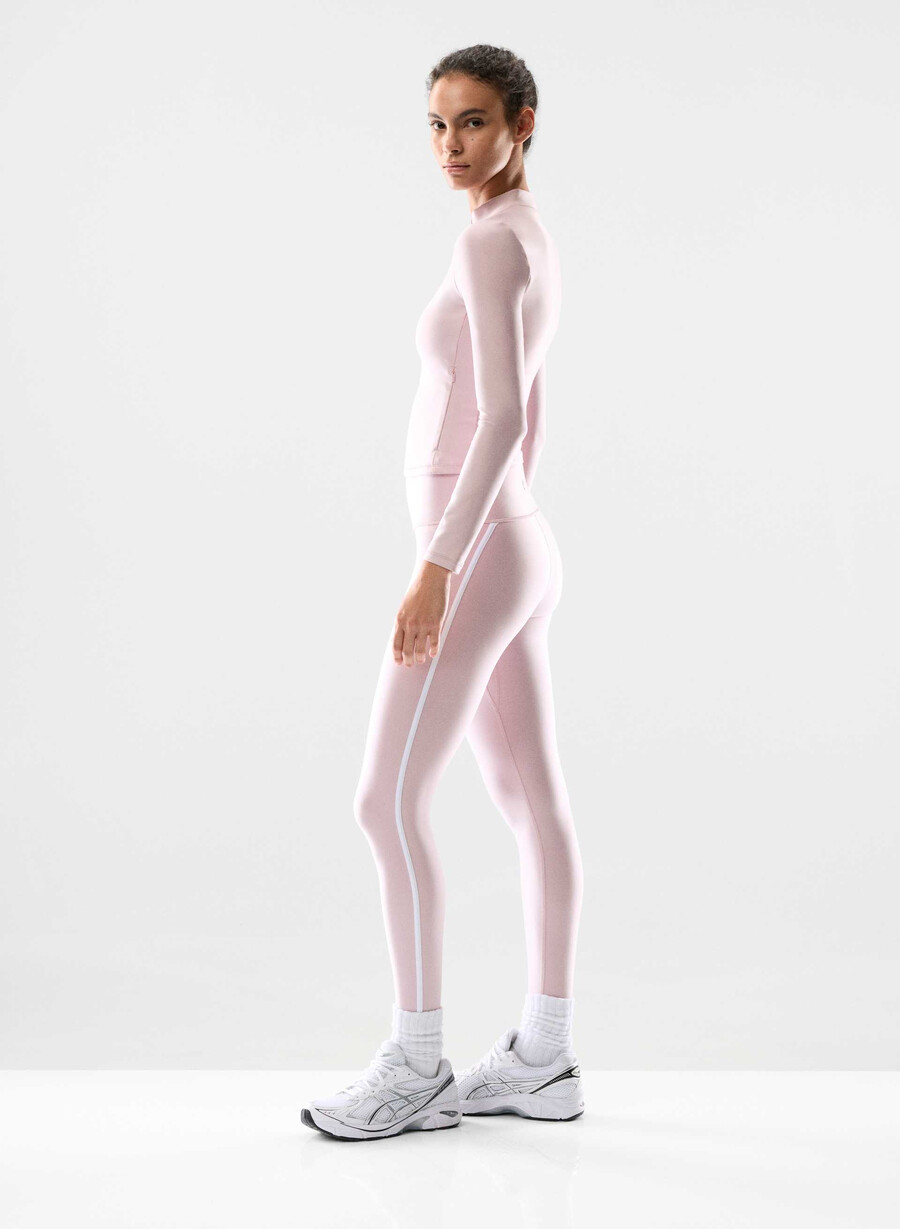 glotone showup högmidja 66 cm leggings dsty rosa blÅ vit