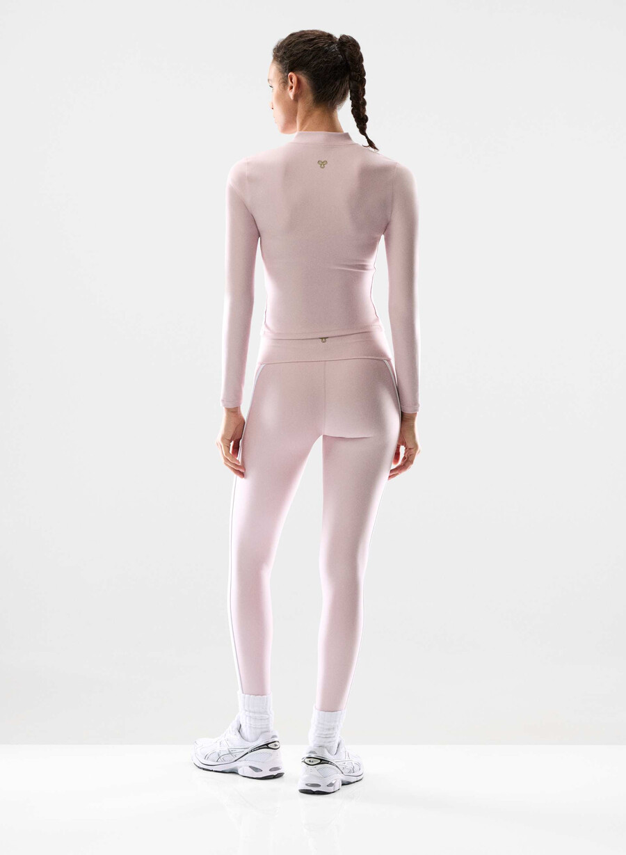 glotone showup högmidja 66 cm leggings dsty rosa blÅ vit
