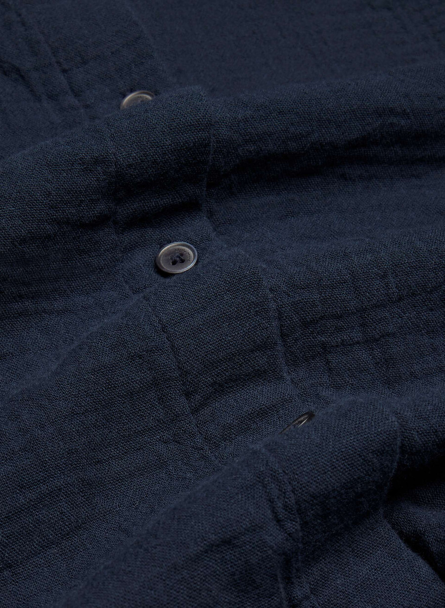 airplush cotton sail cropped skjorta admiral