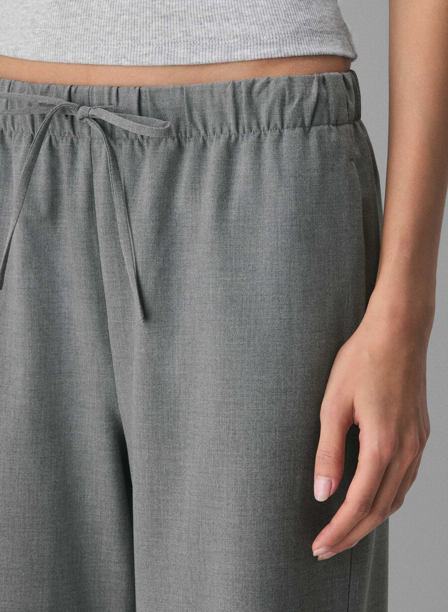 the lodge pant - reessential ljus ljuvlig mÖrkgrÅ