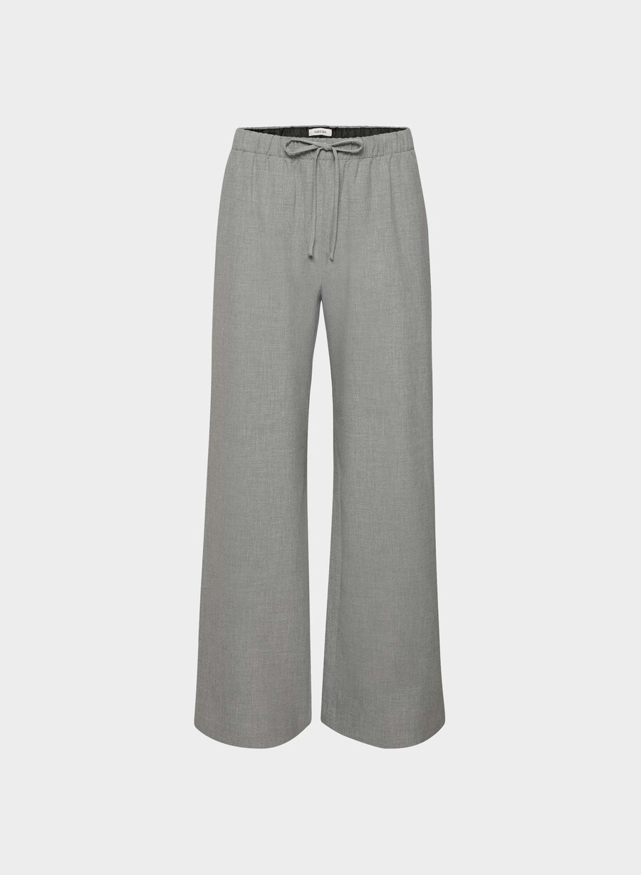 the lodge pant - reessential ljus ljuvlig mÖrkgrÅ