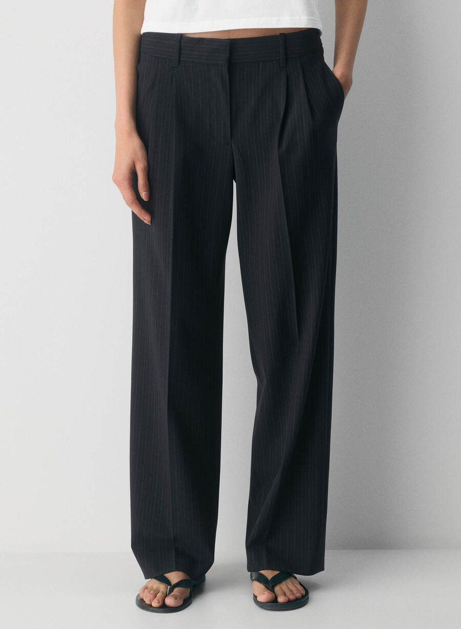 the effortless pant lo-rise - reessential light ls st dk nt nvymt pr