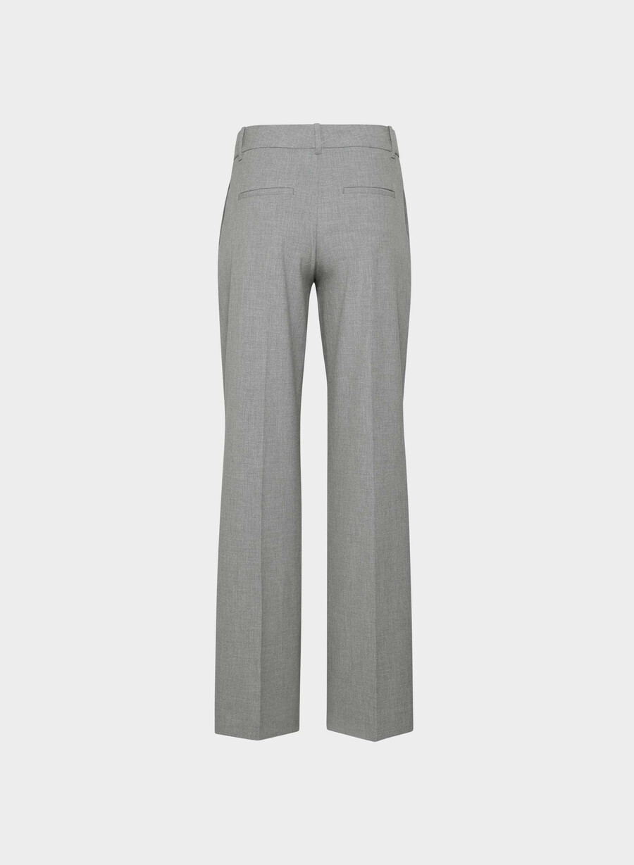 the effortless pant lo-rise - reessential light heather mÖrkgrÅ