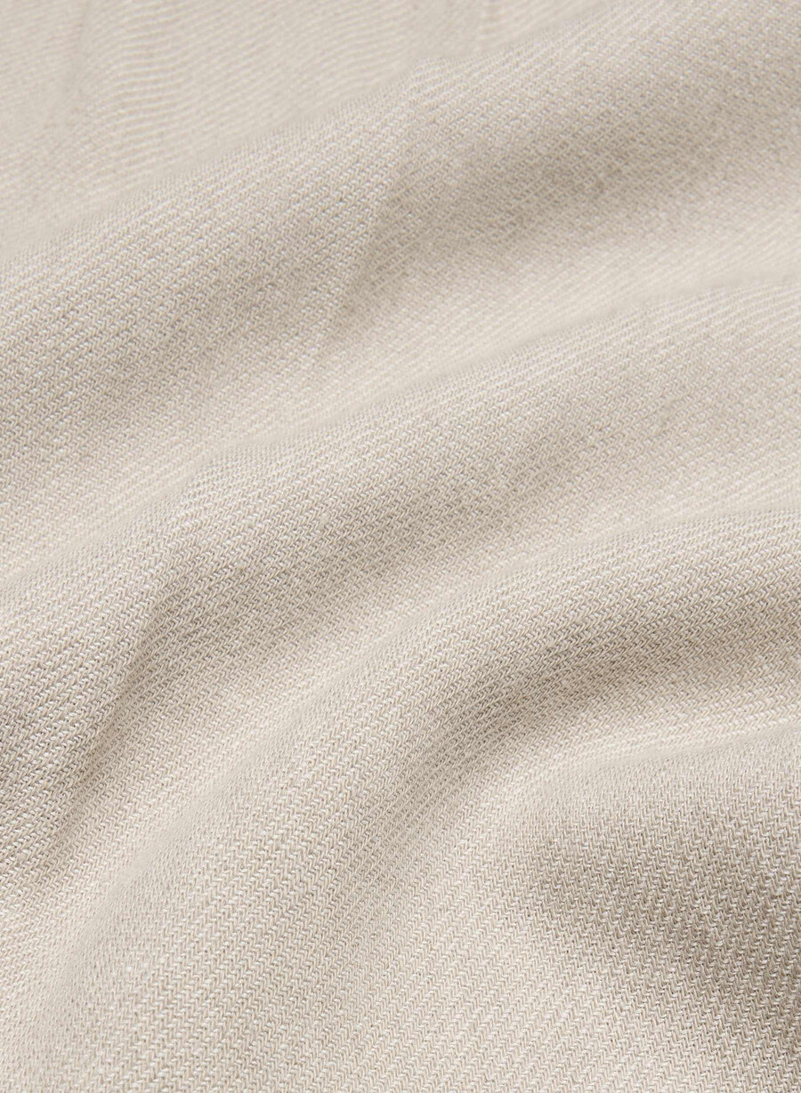 the effortless pant - linne odÄrgad mÖrk ecru