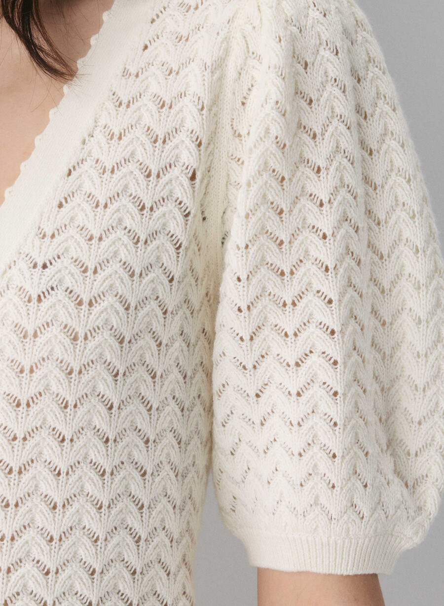 cotton charm fika cardigan ljus bjÖrk