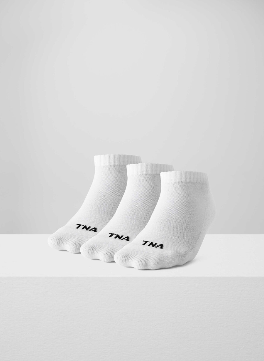 bästa någonsin no-show strumpor 3-pack vita