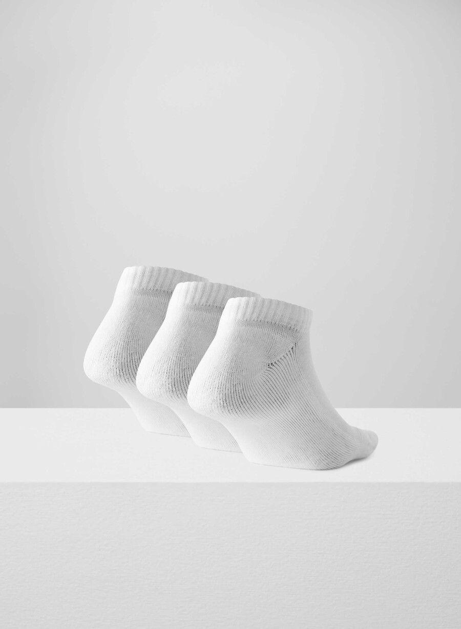 bästa någonsin no-show strumpor 3-pack vita