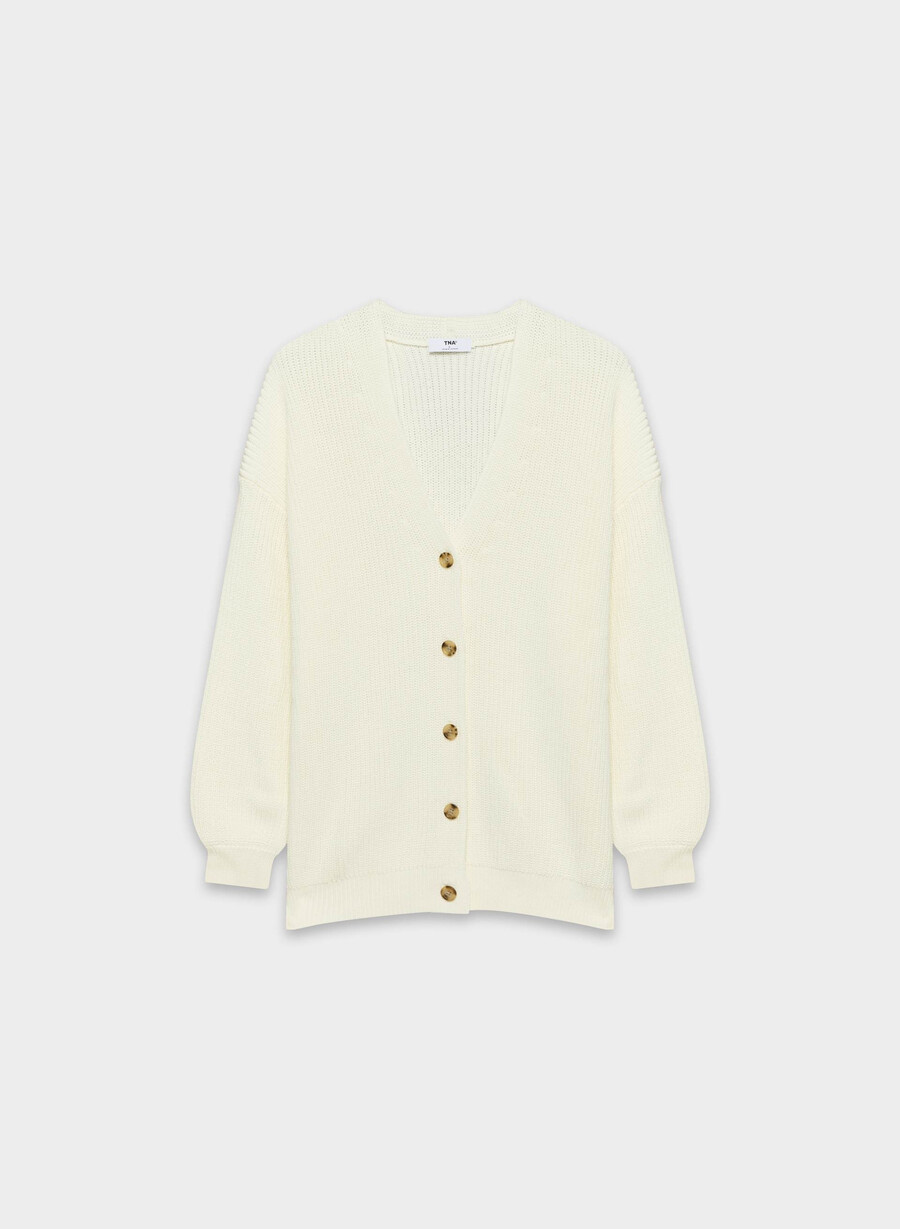 qualifier cardigan ljus bjÖrk