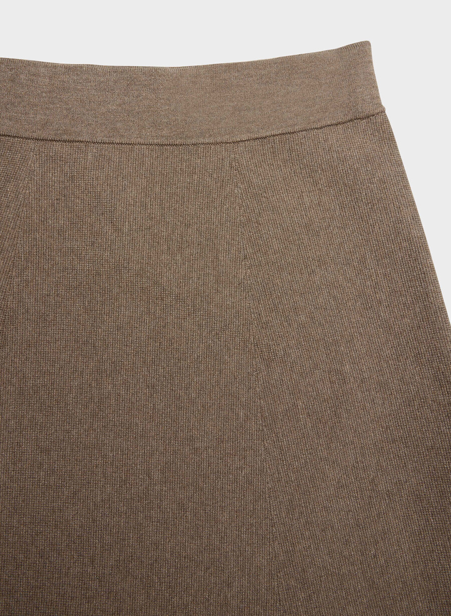 adresskjol - wonder yarn heather folio brun