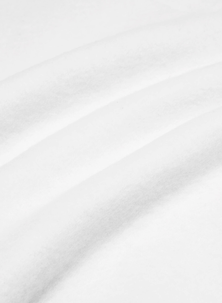mysig fleece-tröja med v-ringning för pojkvän heather cloud white