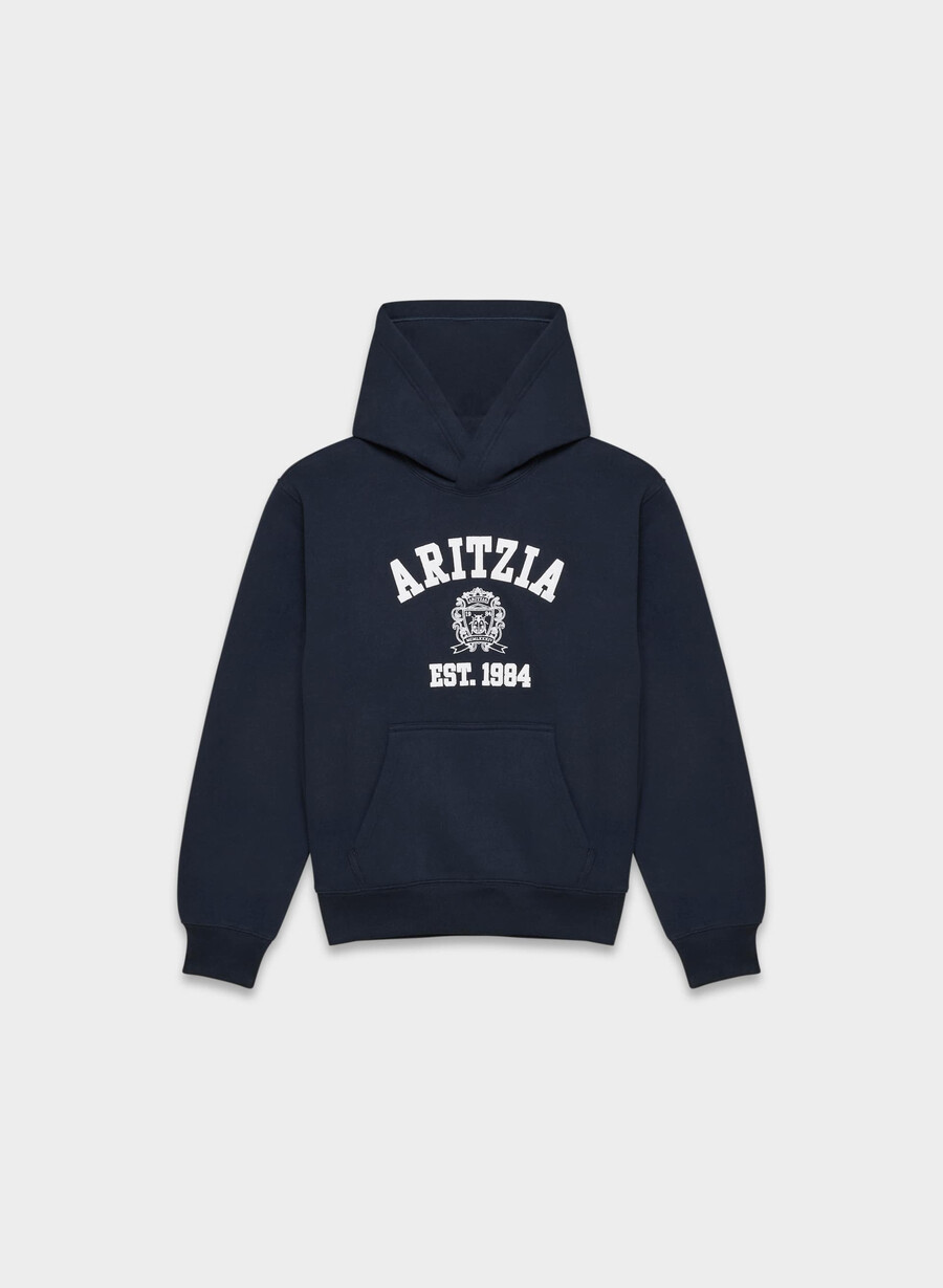 mysig fleece-huvtröja med perfekt passform admiralvit