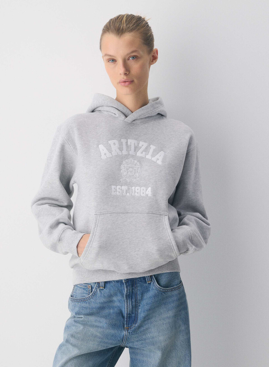 mysig fleece perfect hoodie ljungkromvit