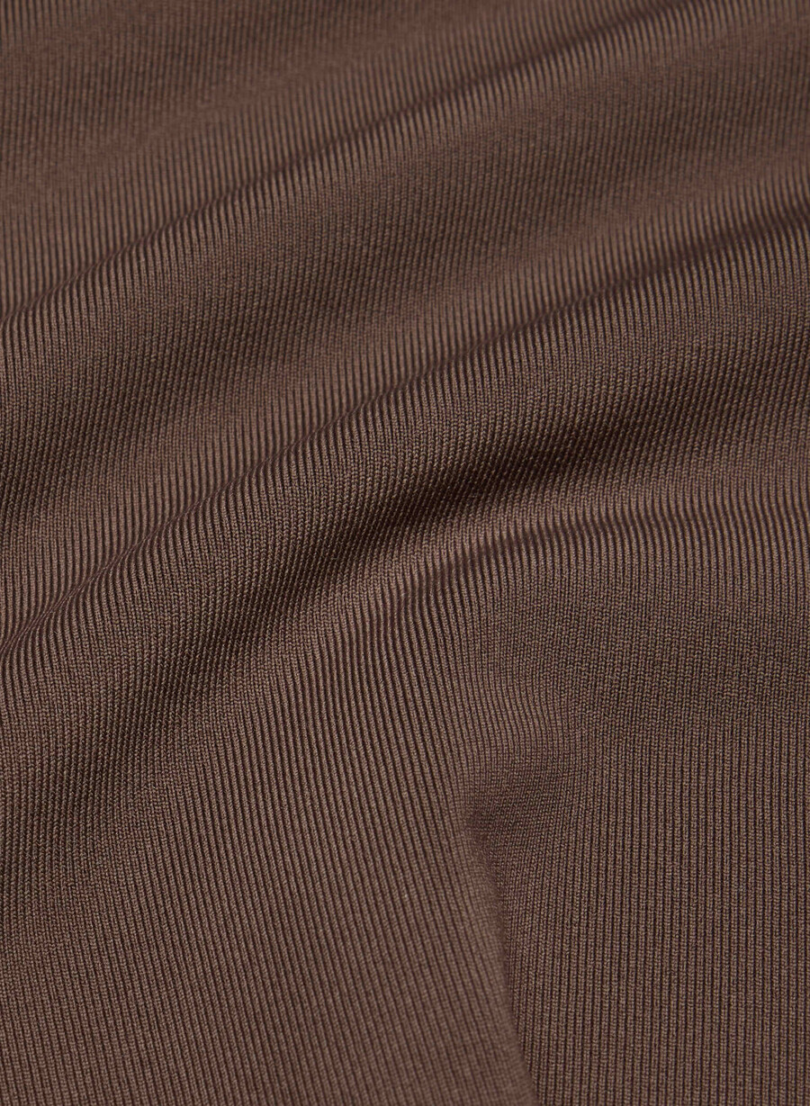 original contour optimum halterklänning rich mocha brun