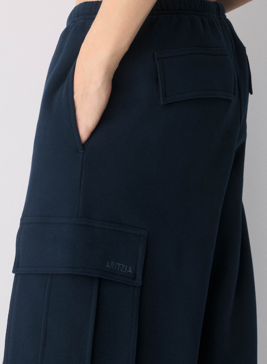 mysig fleece mega cargo flutter sweatpants admiral