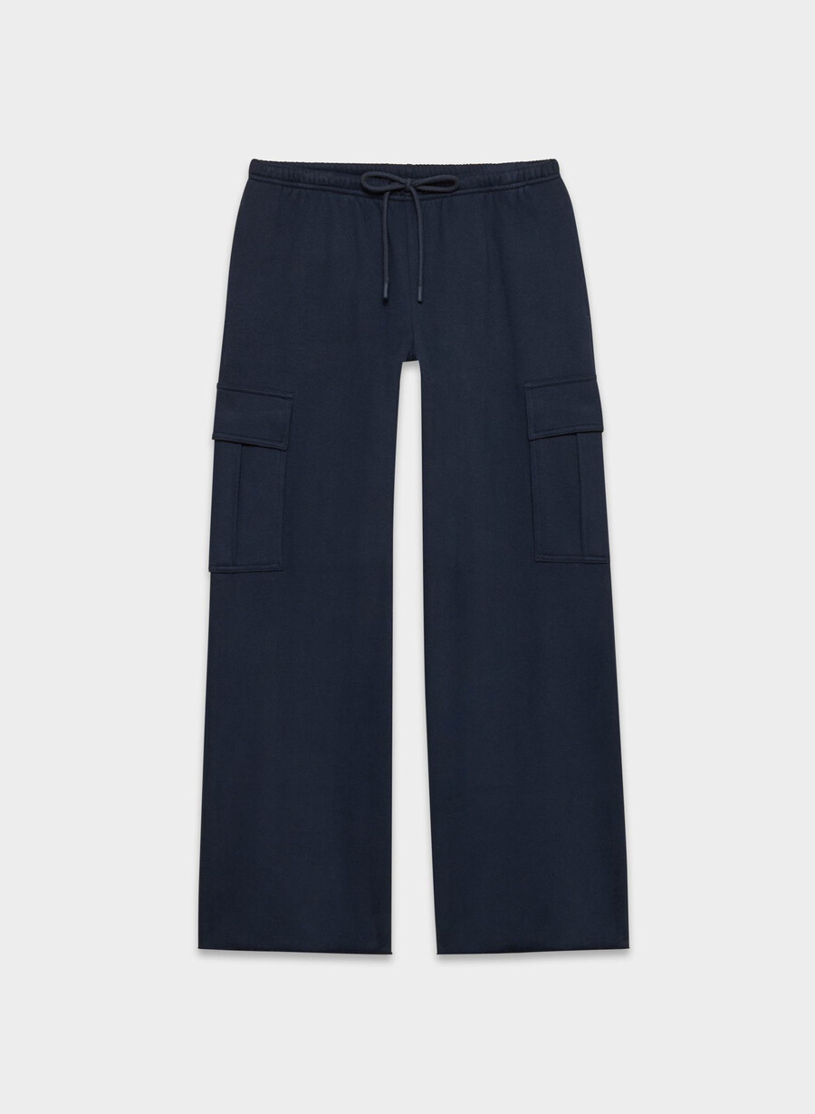 mysig fleece mega cargo flutter sweatpants admiral