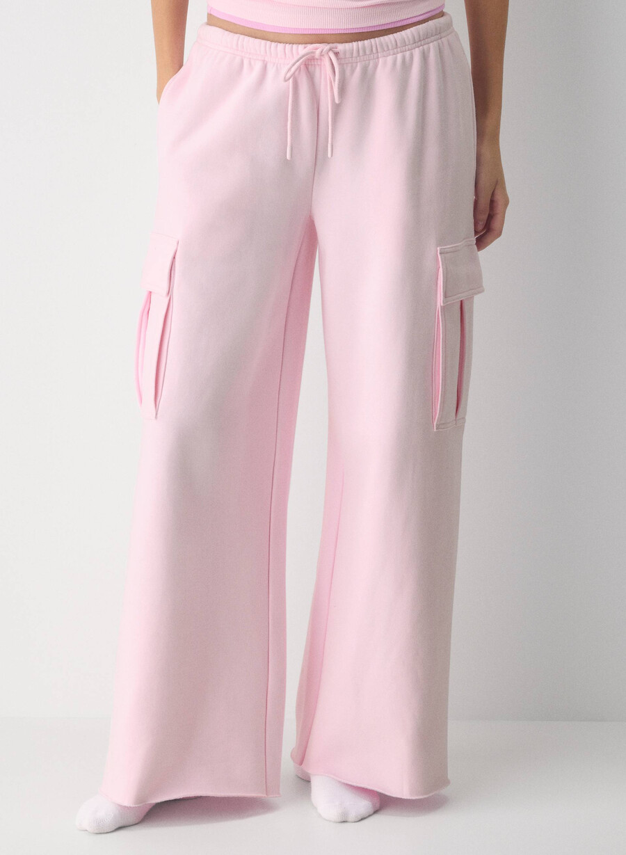 mysig fleece mega cargo flutter sweatpants villa rosa