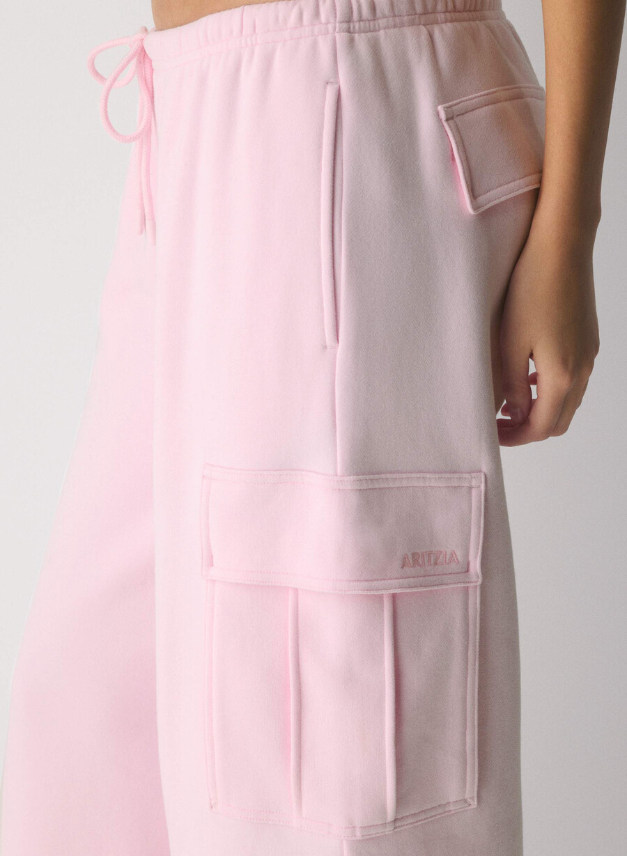 mysig fleece mega cargo flutter sweatpants villa rosa