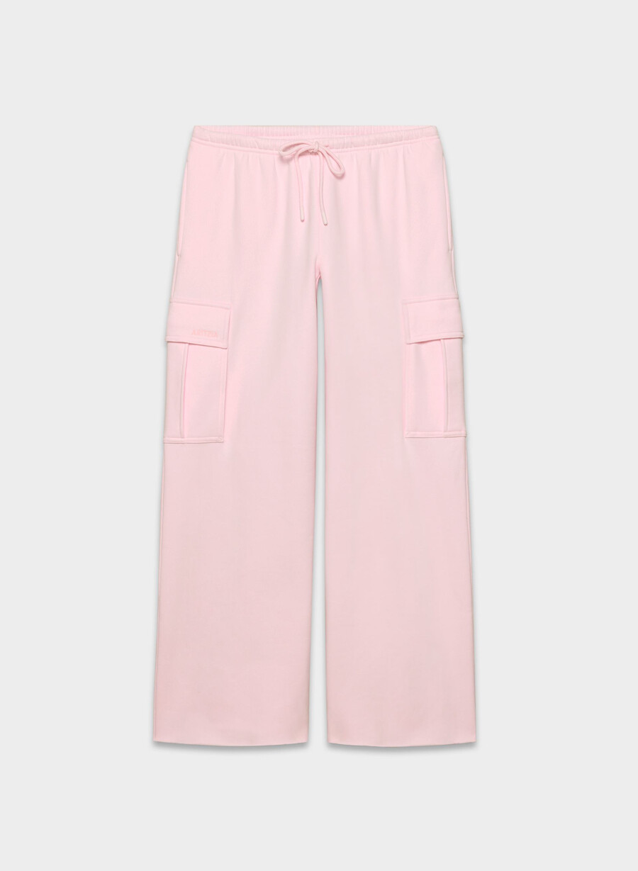 mysig fleece mega cargo flutter sweatpants villa rosa
