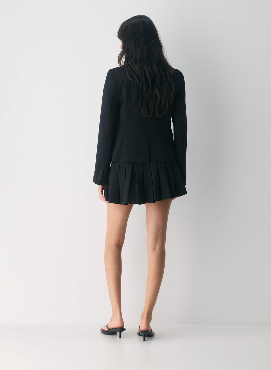 sima skort - crepette svart