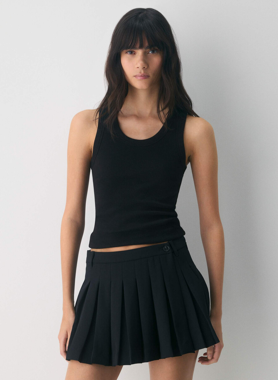 sima skort - crepette svart