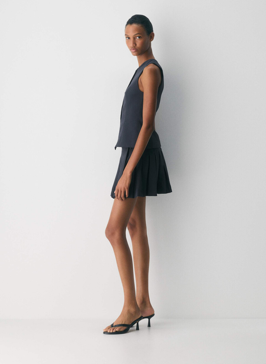 sima skort - crepette dark night marine