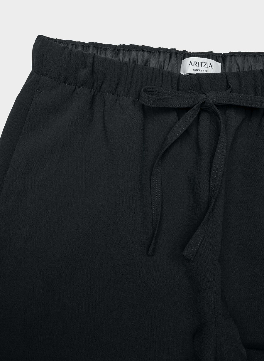 the lodge pant cropped - crepette svart