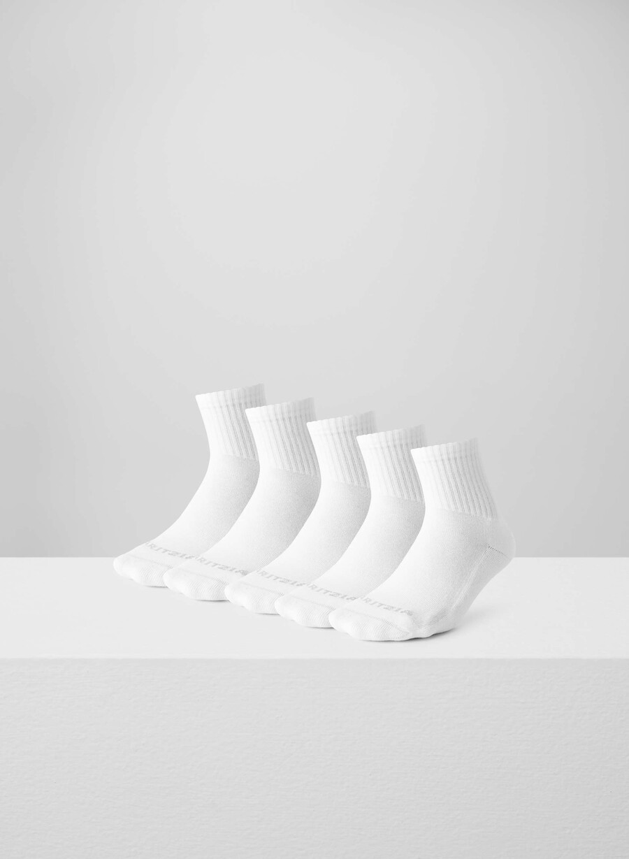 bästa ankelstrumpor någonsin 5-pack vitljÄrgkrom