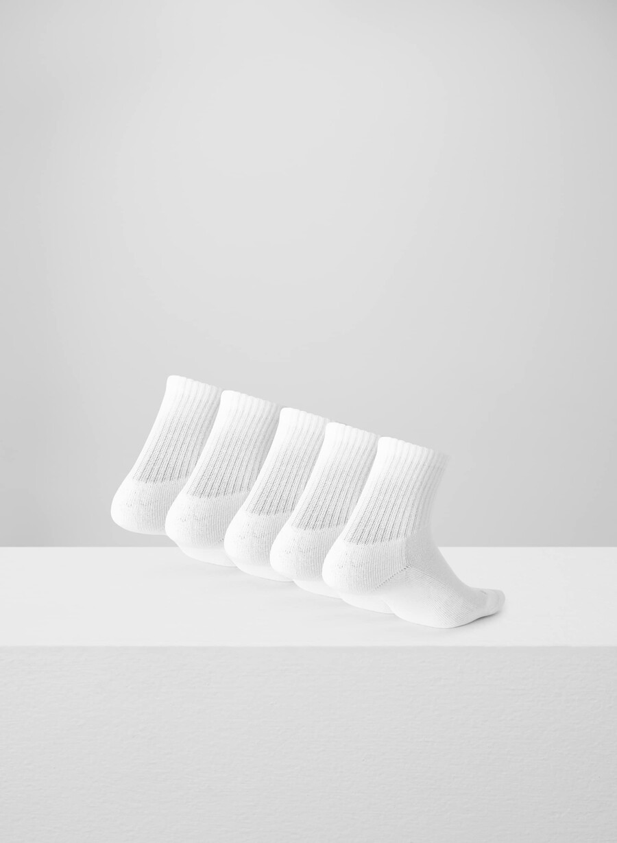 bästa ankelstrumpor någonsin 5-pack vitljÄrgkrom