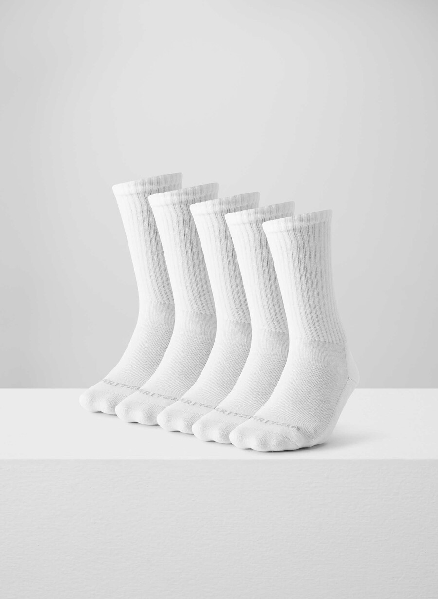 best-ever crew sock 5-pack vitljÄrgkrom