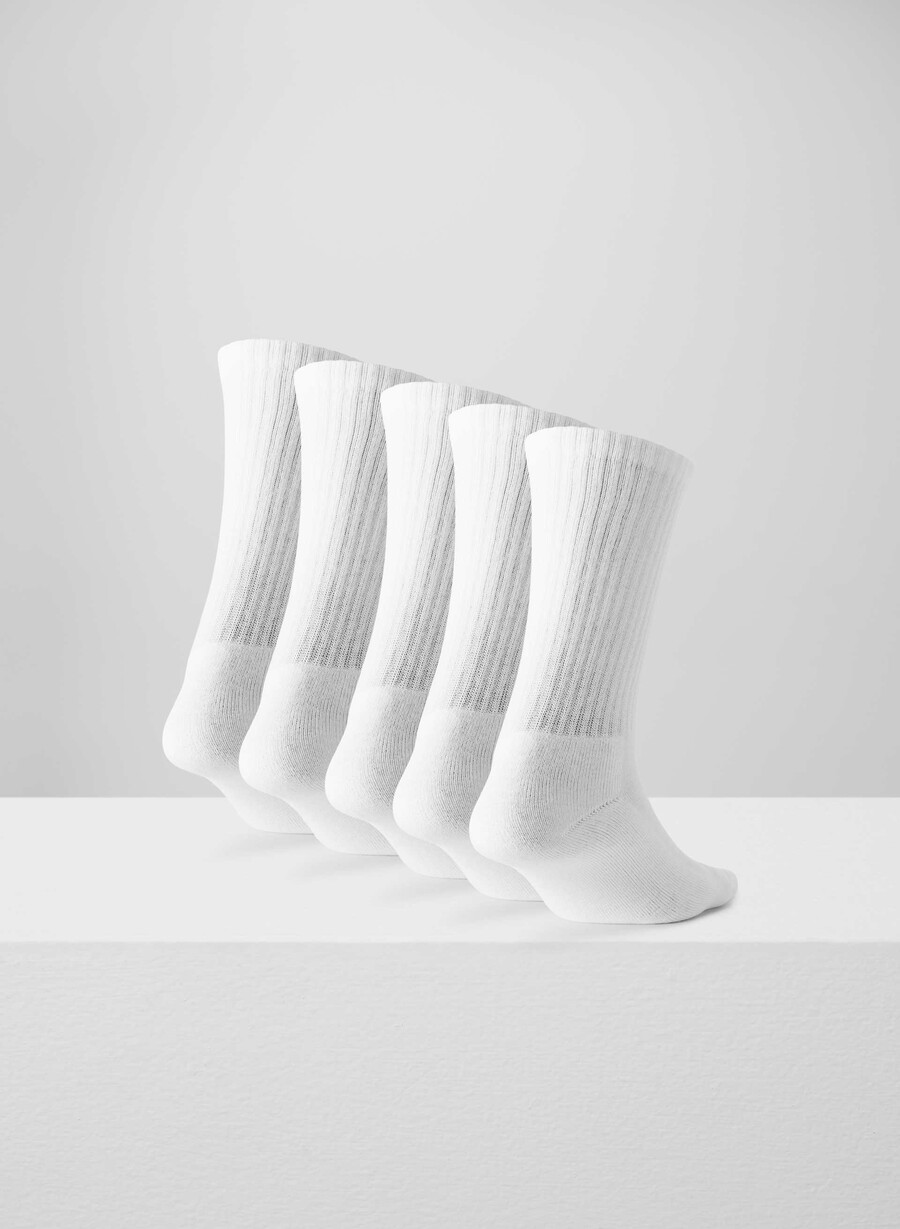 best-ever crew sock 5-pack vitljÄrgkrom