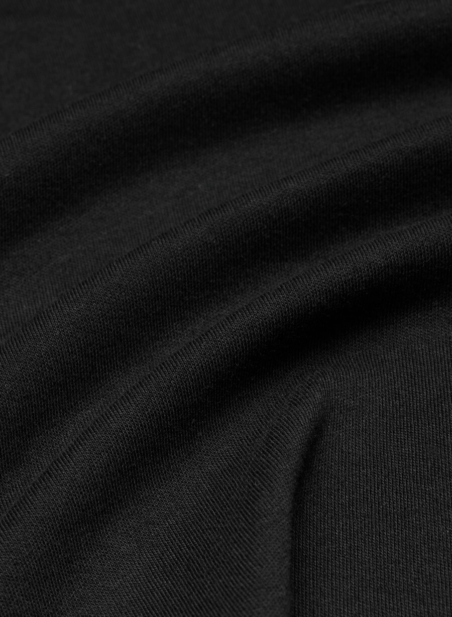 interlock bomull wirth t-shirt svart