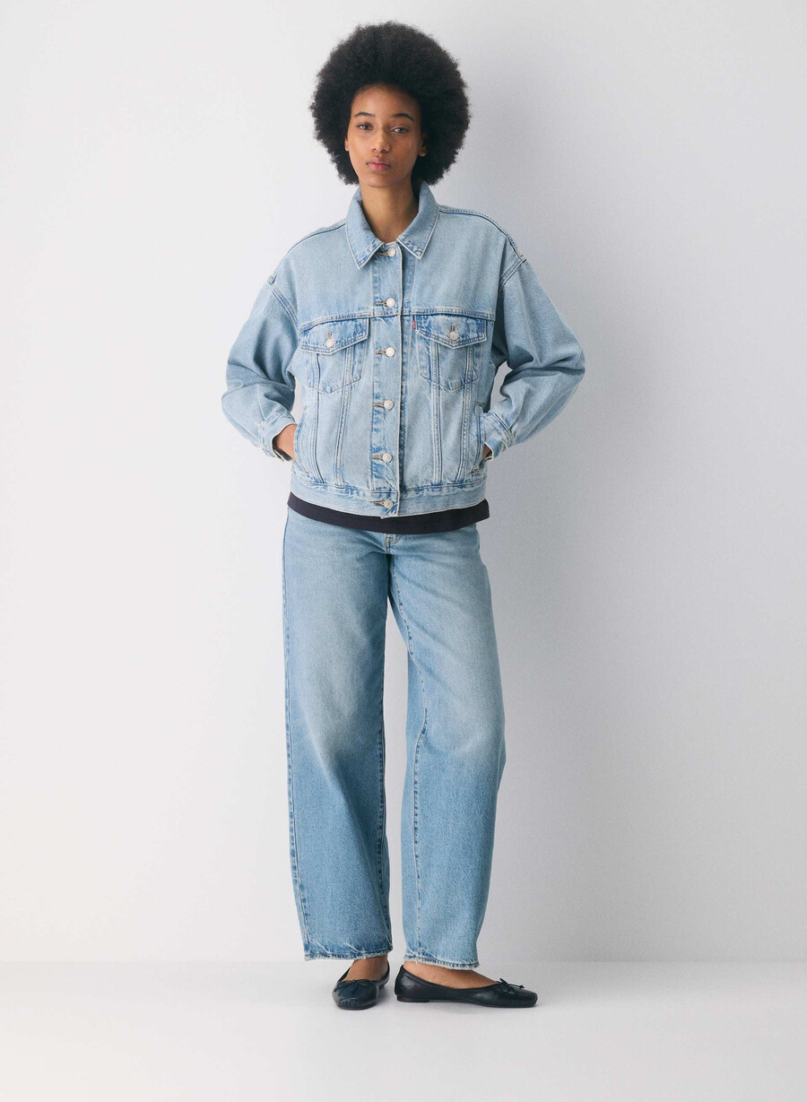 levis 90-tals truckerjacka mjuk som smör i mitten