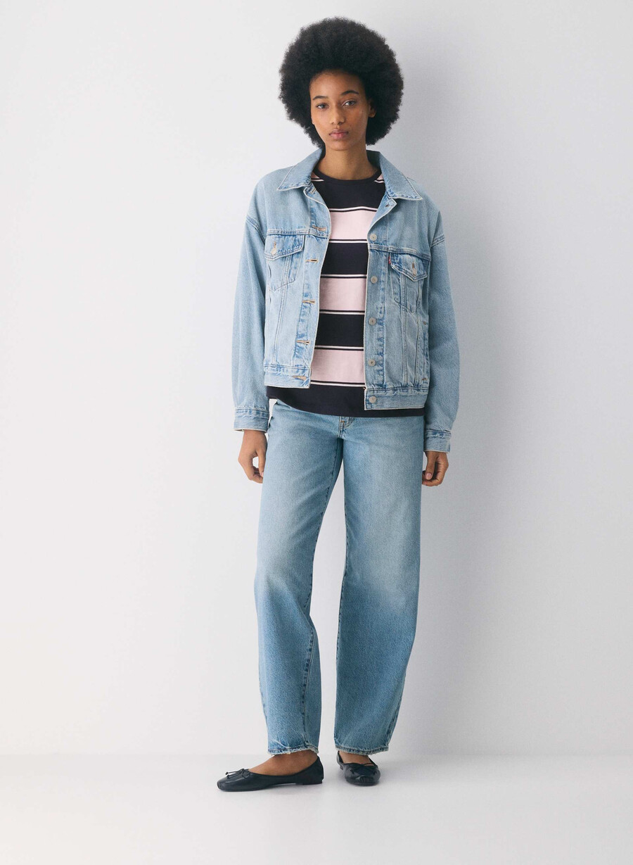 levis 90-tals truckerjacka mjuk som smör i mitten