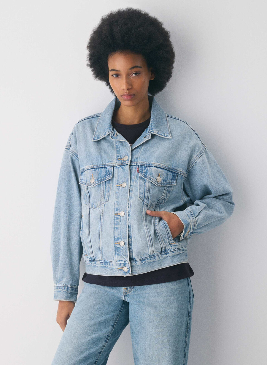 levis 90-tals truckerjacka mjuk som smör i mitten