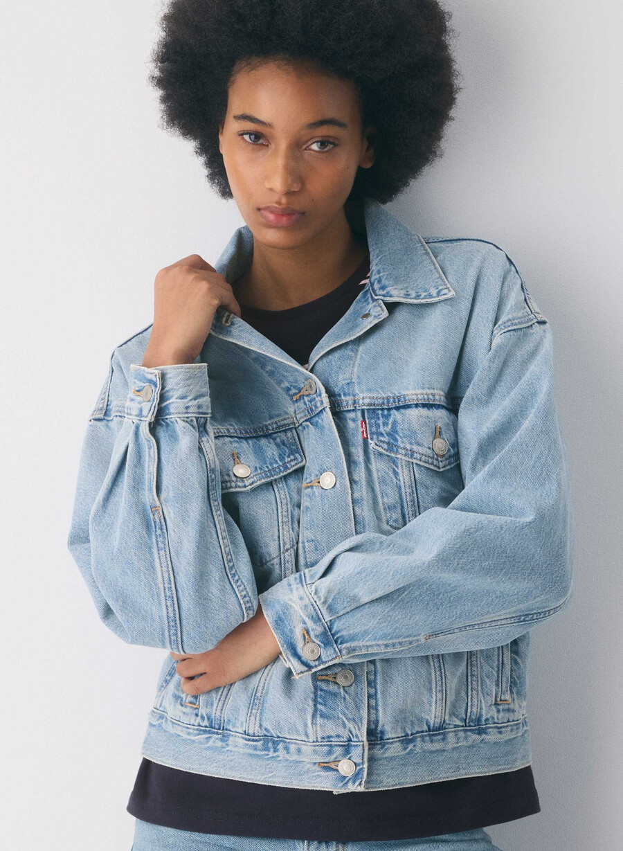 levis 90-tals truckerjacka mjuk som smör i mitten