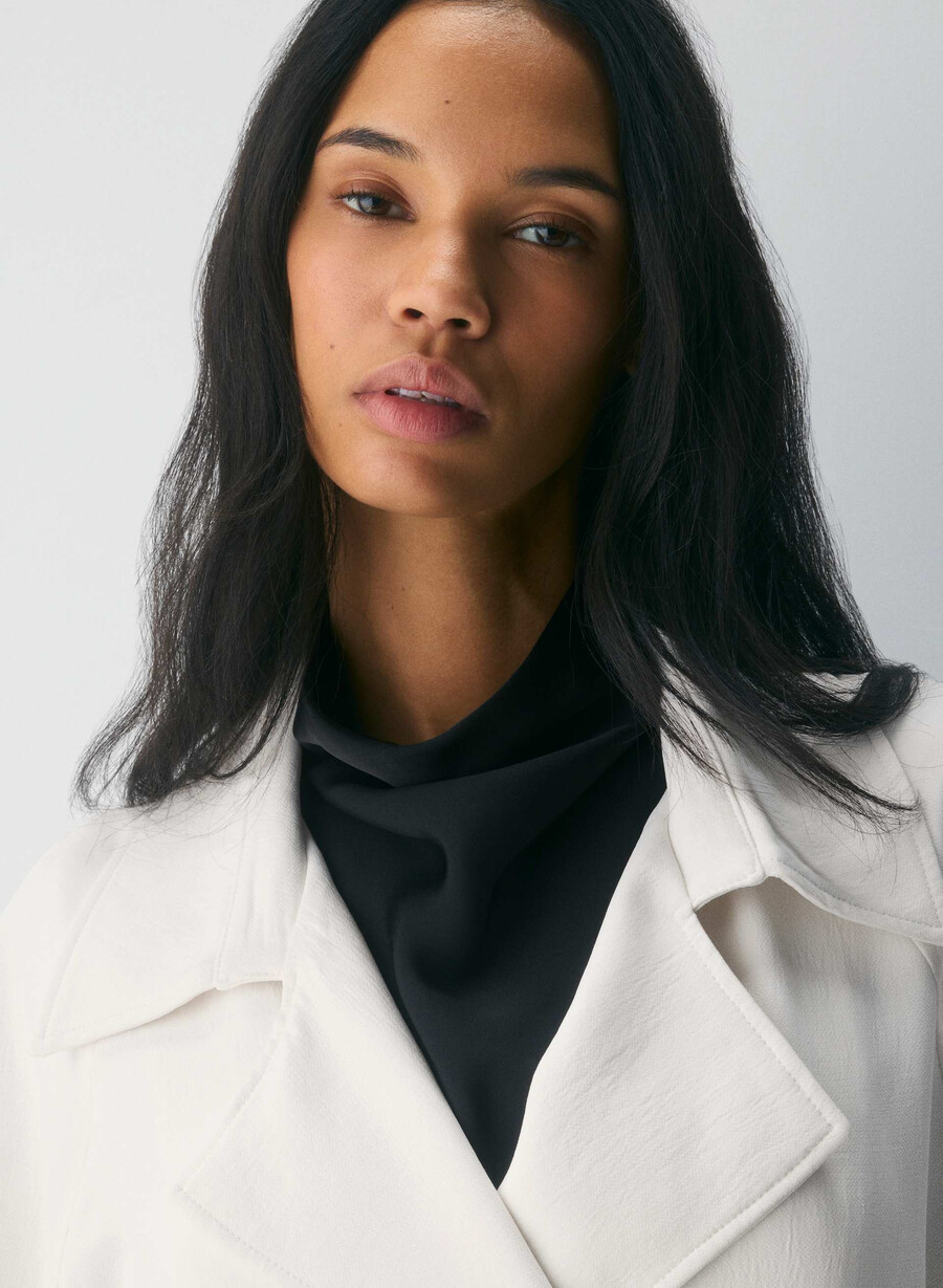 the splendor mid trench coat ljus bjÖrk