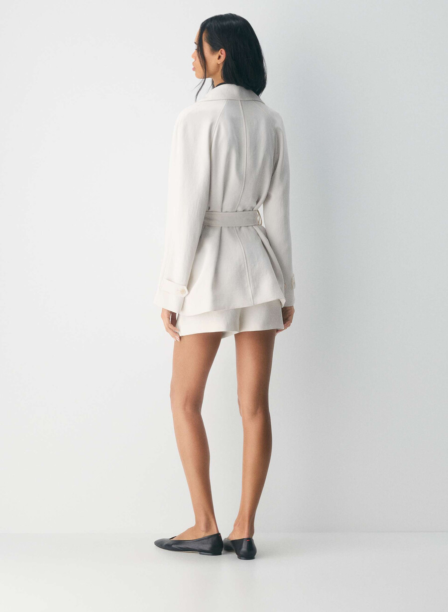 the splendor mid trench coat ljus bjÖrk