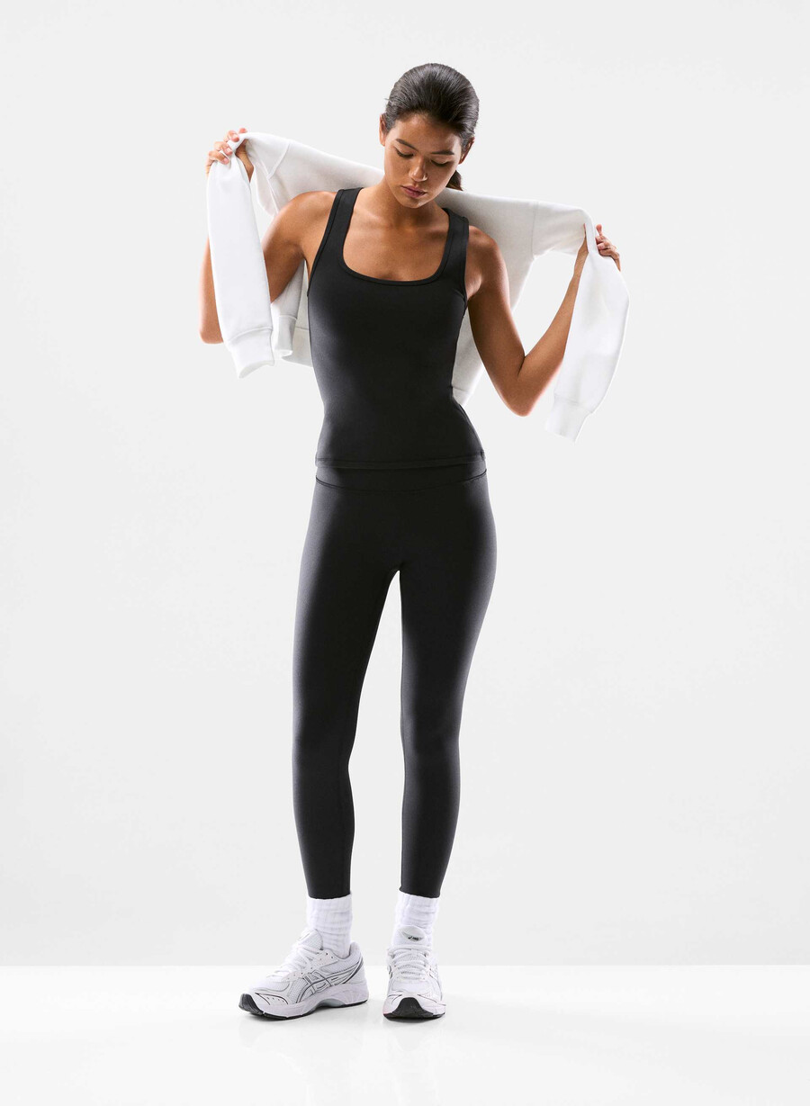 life infinite höghöjdsleggings 66 cm svart