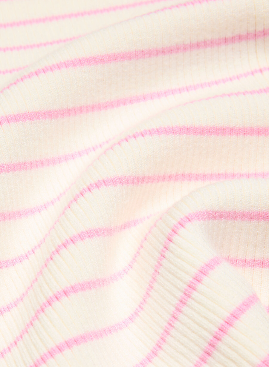krockettröja - wonder yarn ljus brun jlybn rosa