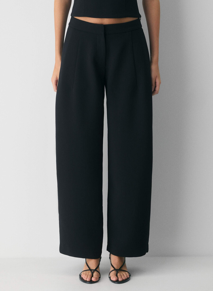 helix barrel pant - crepette svart